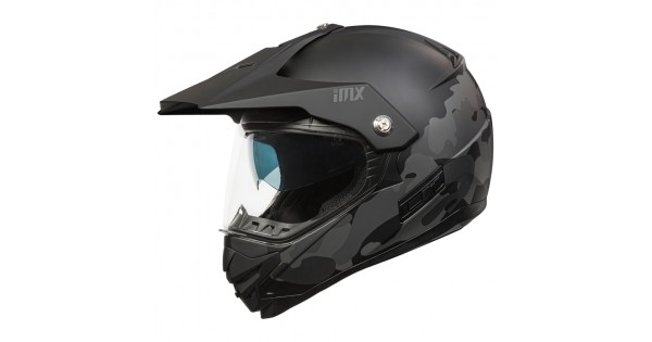 IMX Racing FMX-01 Motorcycle Helmet Black/Camo - Bikeworld Ireland