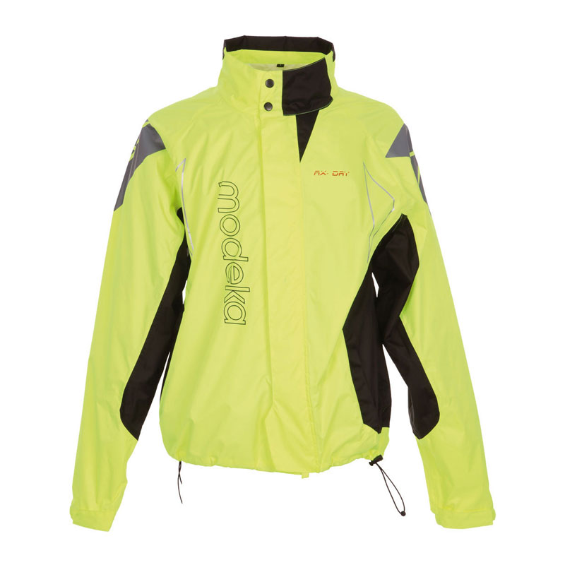 Modeka AX-DRY Waterproof Rain Jacket Fluorescent Yellow